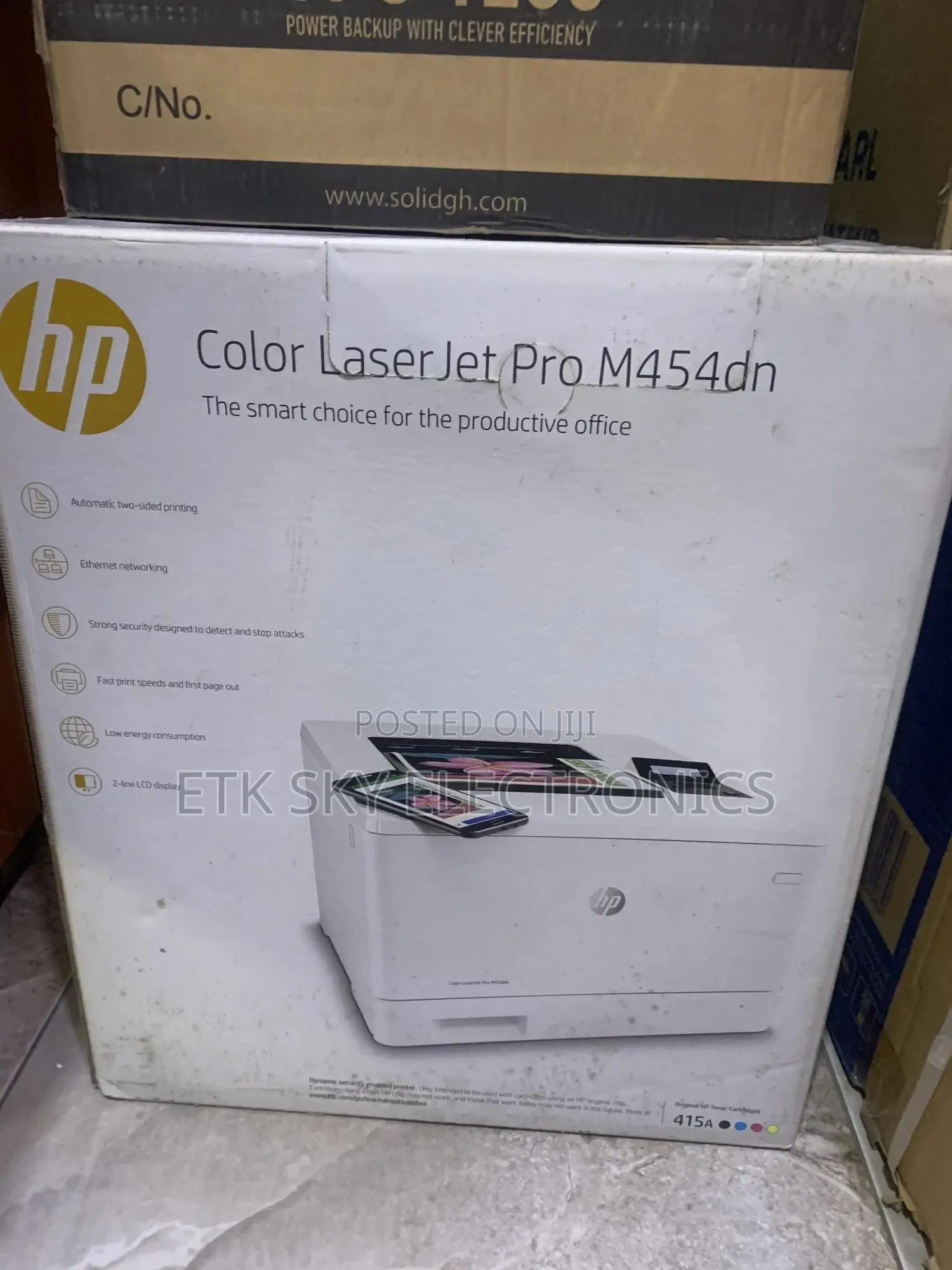 Duplex Hp Color Laserjet Pro M454dn Network Printer