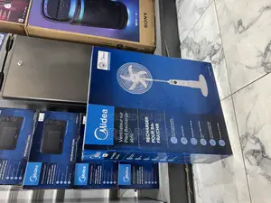Get Affordable Midea Rechargeable Standing Fan(White) 