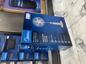 Order Midea 18 Inch Rechargeable Standing Fan With Led Light 