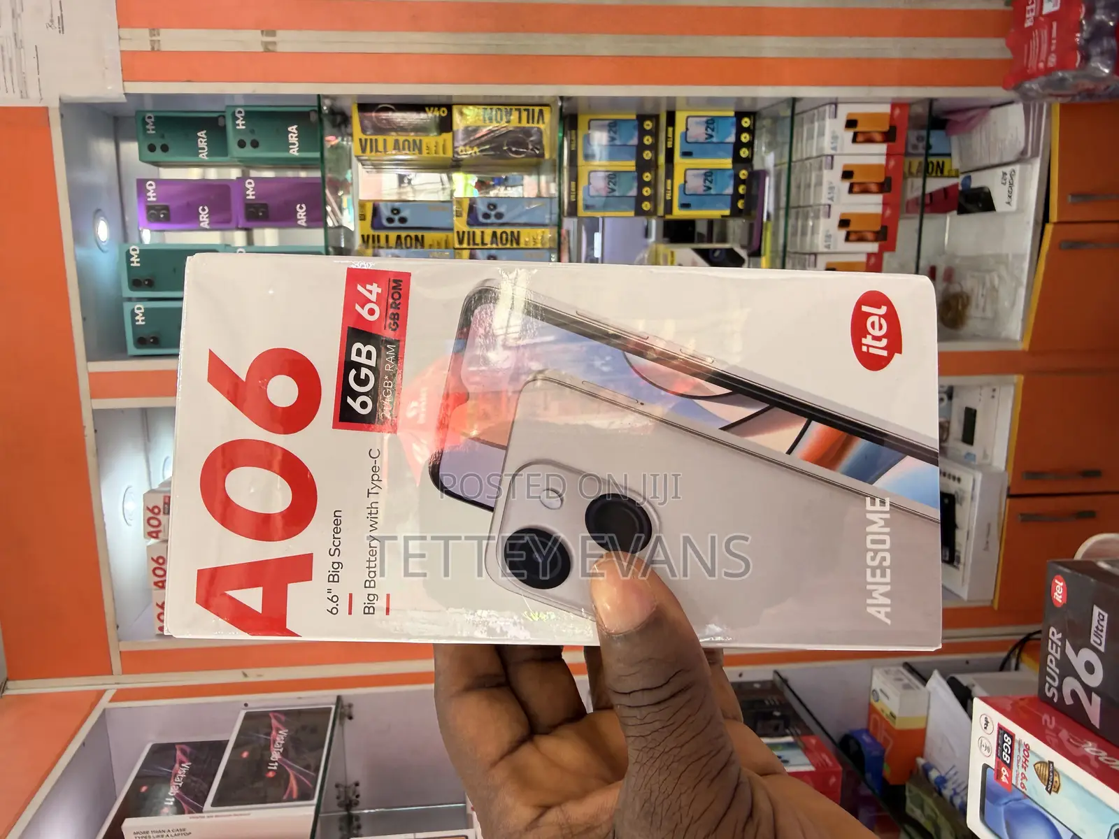 New Itel A06 64 GB Silver