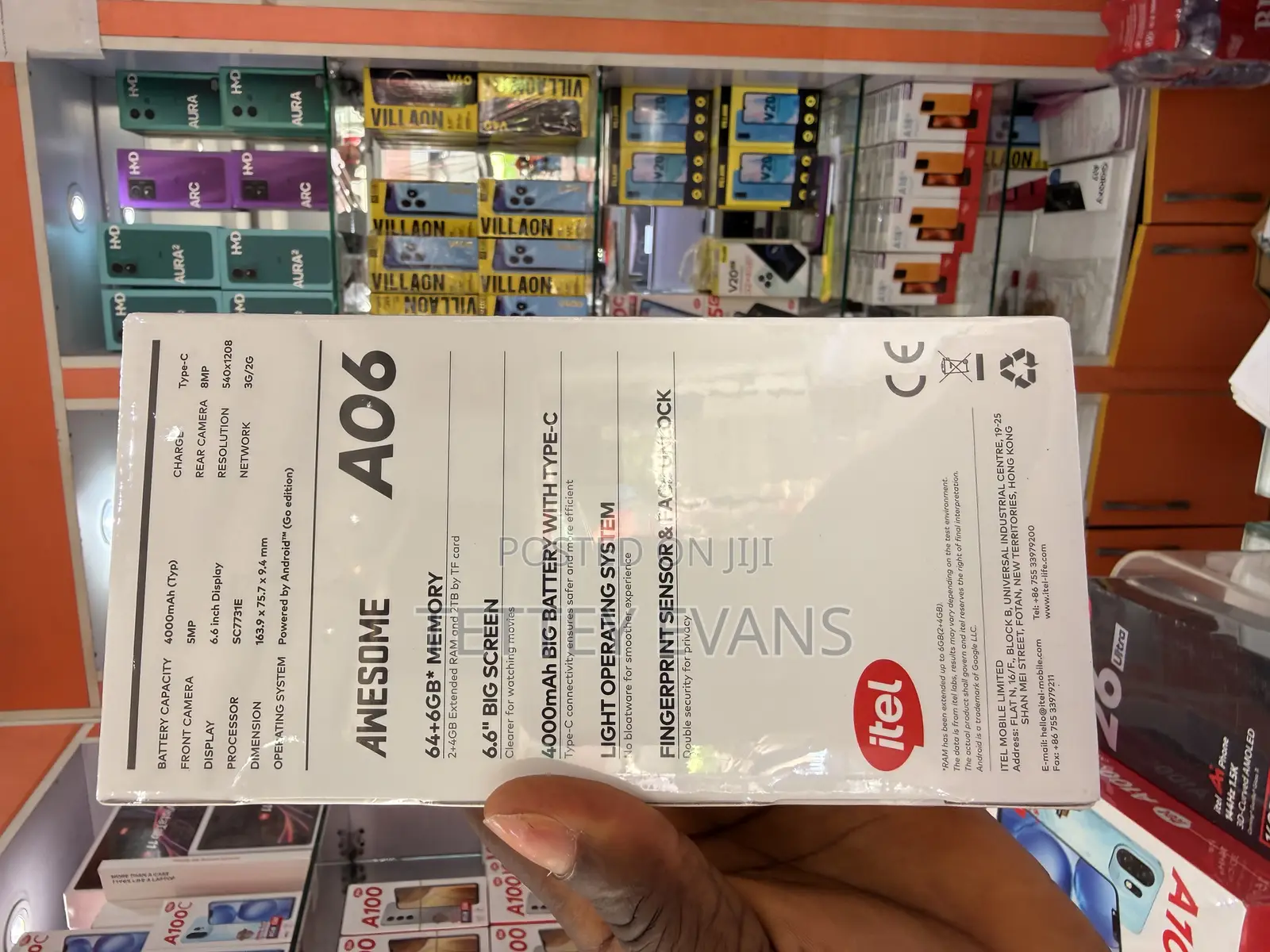 New Itel A06 64 GB Silver