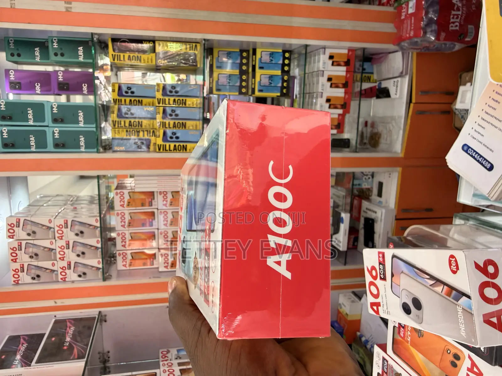 New Itel A100C 64 GB Blue