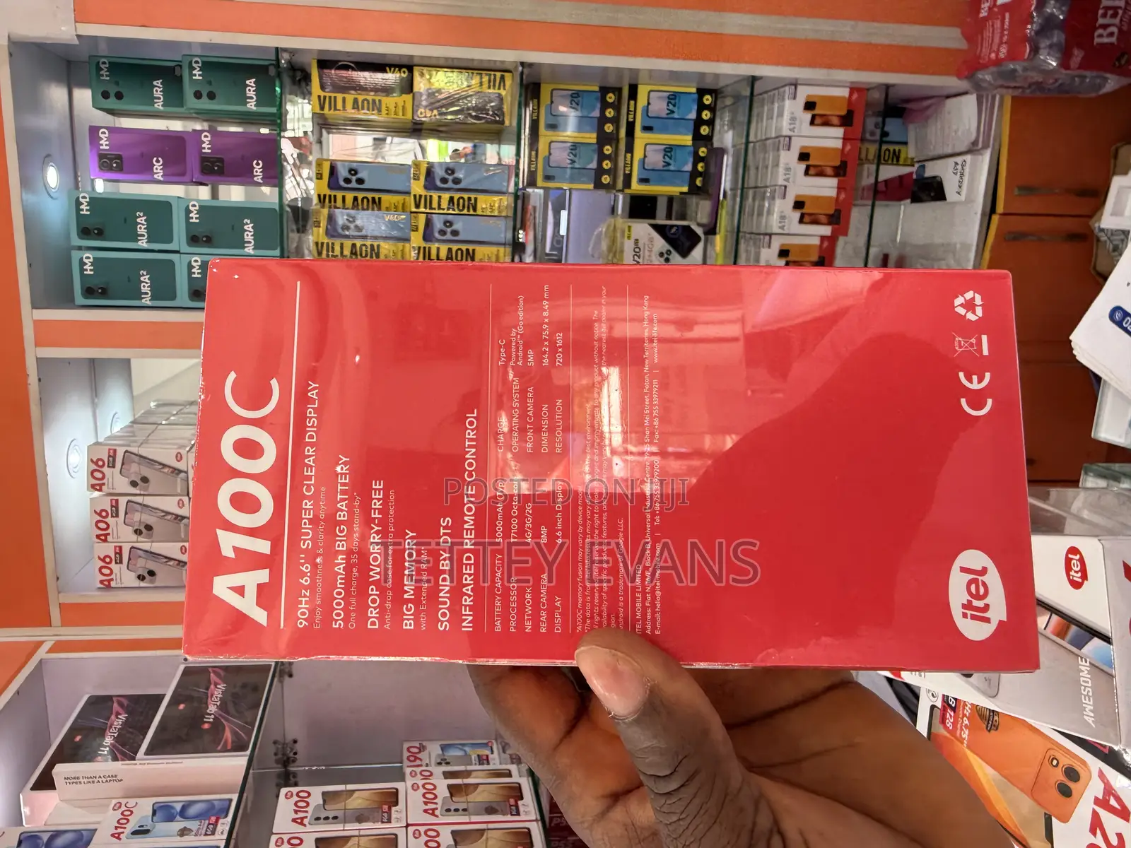 New Itel A100C 64 GB Blue