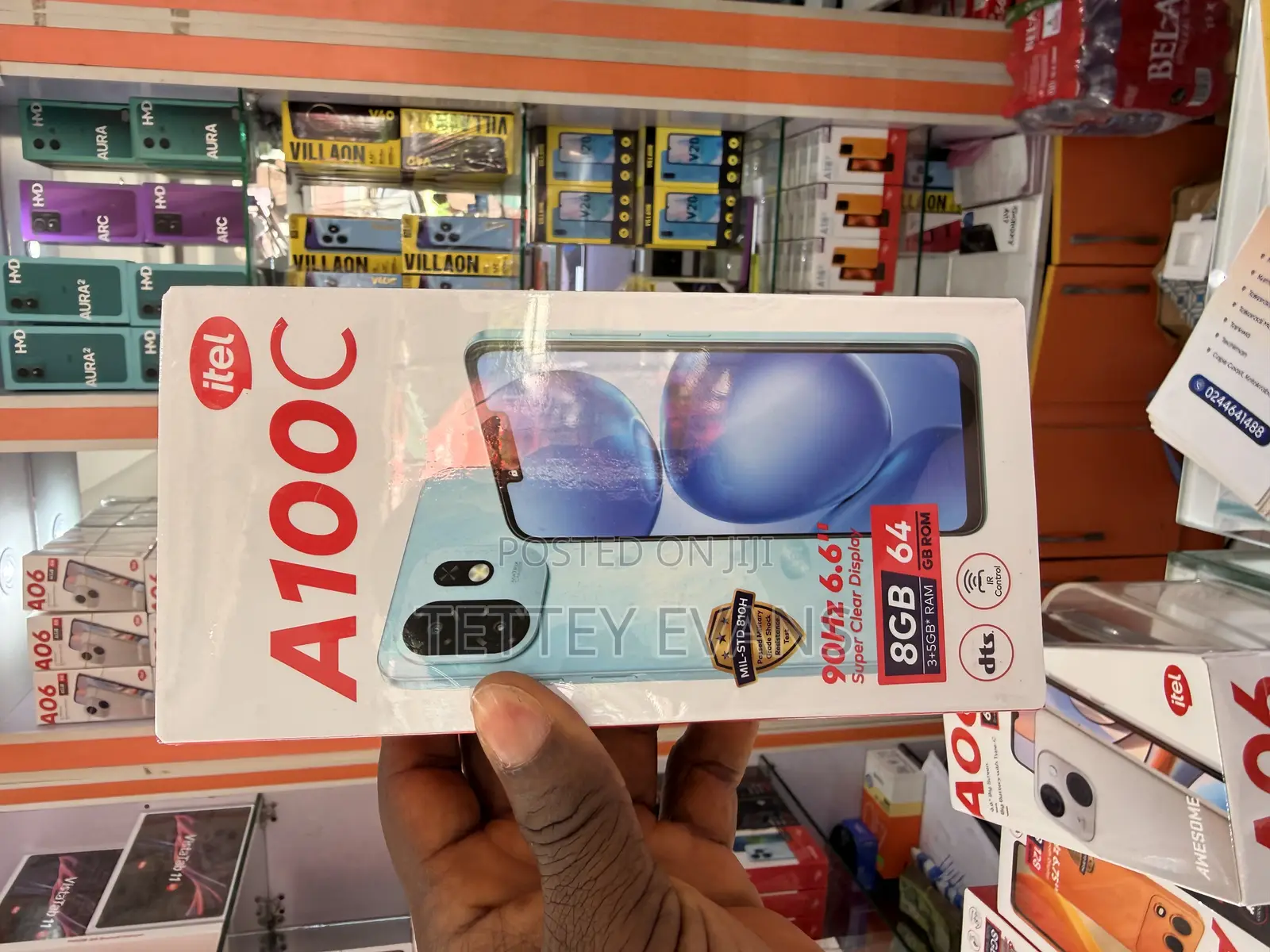 New Itel A100C 64 GB Blue