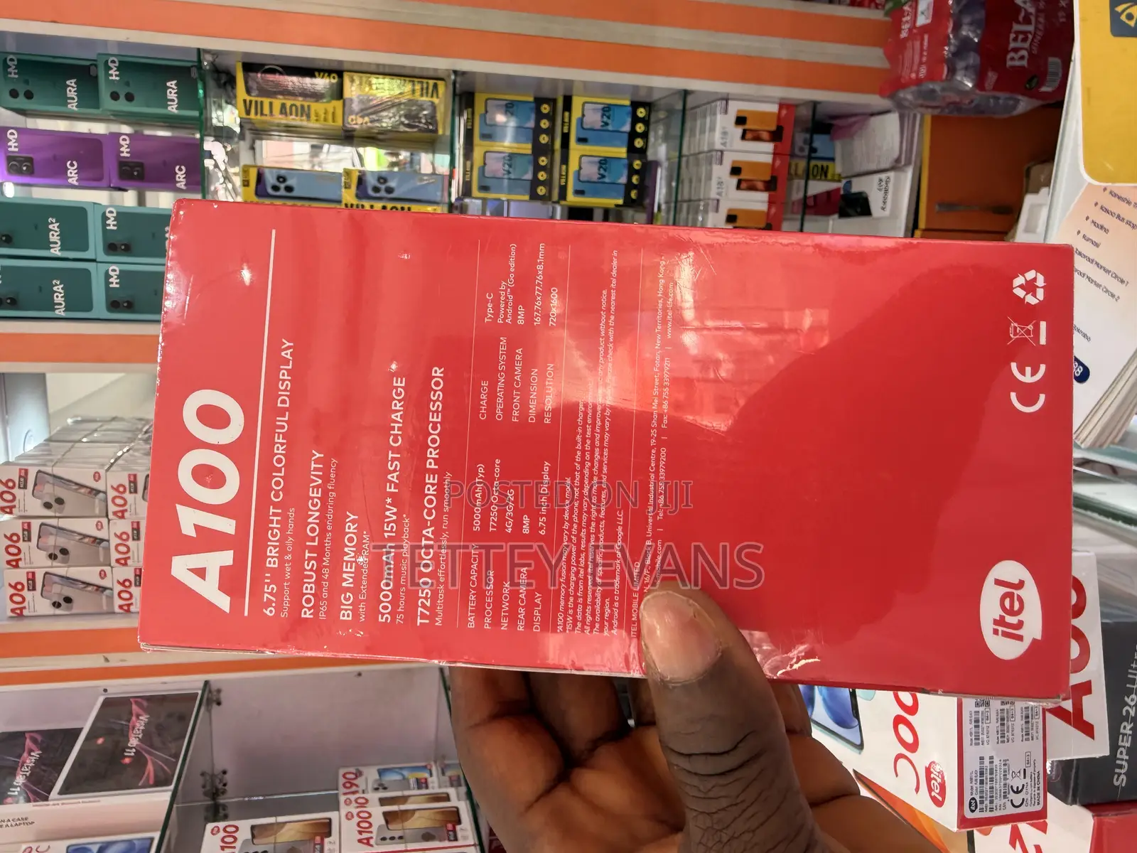New Itel A100 128 GB Gray