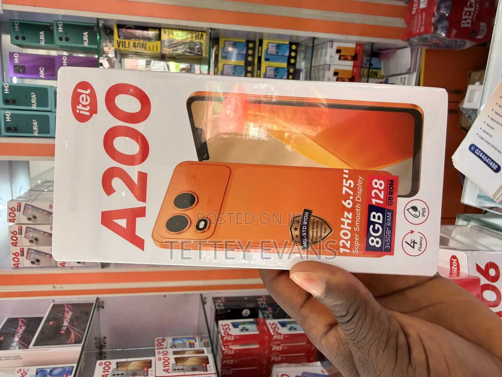 New Itel A200+ 128 GB Silver