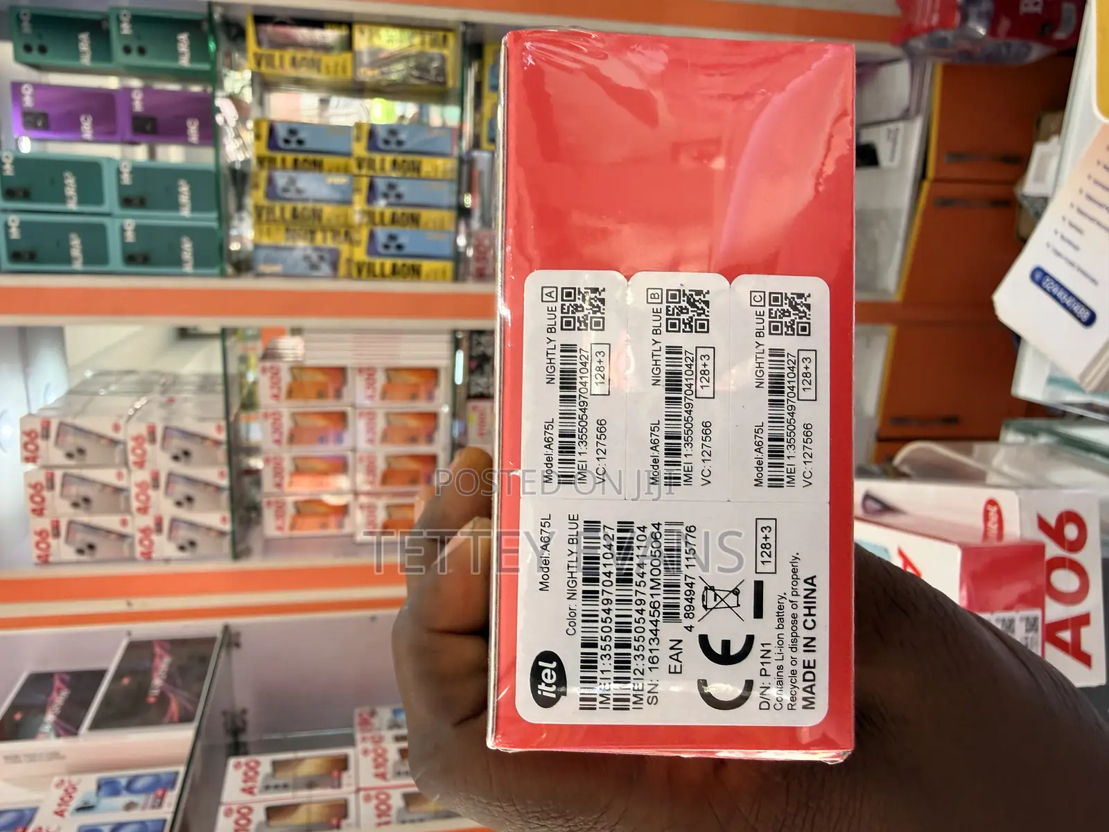 New Itel A200+ 128 GB Silver