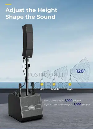 W-King Professional Line Array Speakers 490w Bluetooth Speaker