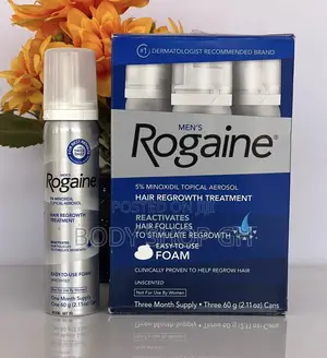 100% Original Rogaine Minoxidil Foam - Authentic Rogaine From Usa