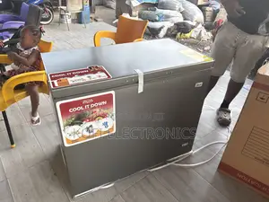 A Deep Freeze Storage Zara Chest Freezer 244 Liters Sliding Glass