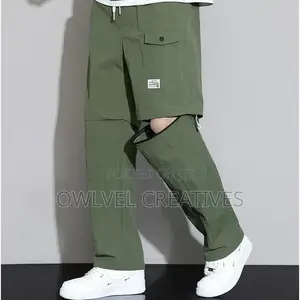 2 in 1 Men's Casual Pants/Short