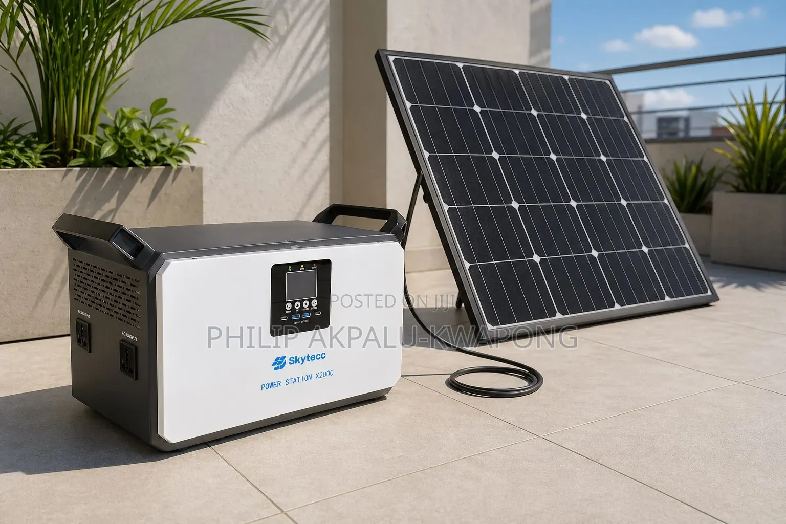Solar Generator 2000w Power Station With Panel