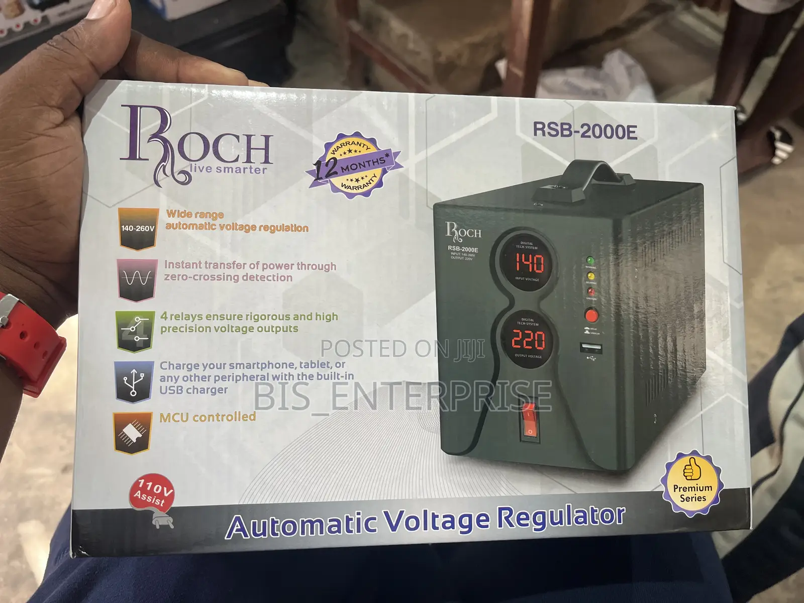Roch Stabilizer 2000va Automatic Voltage Regulator