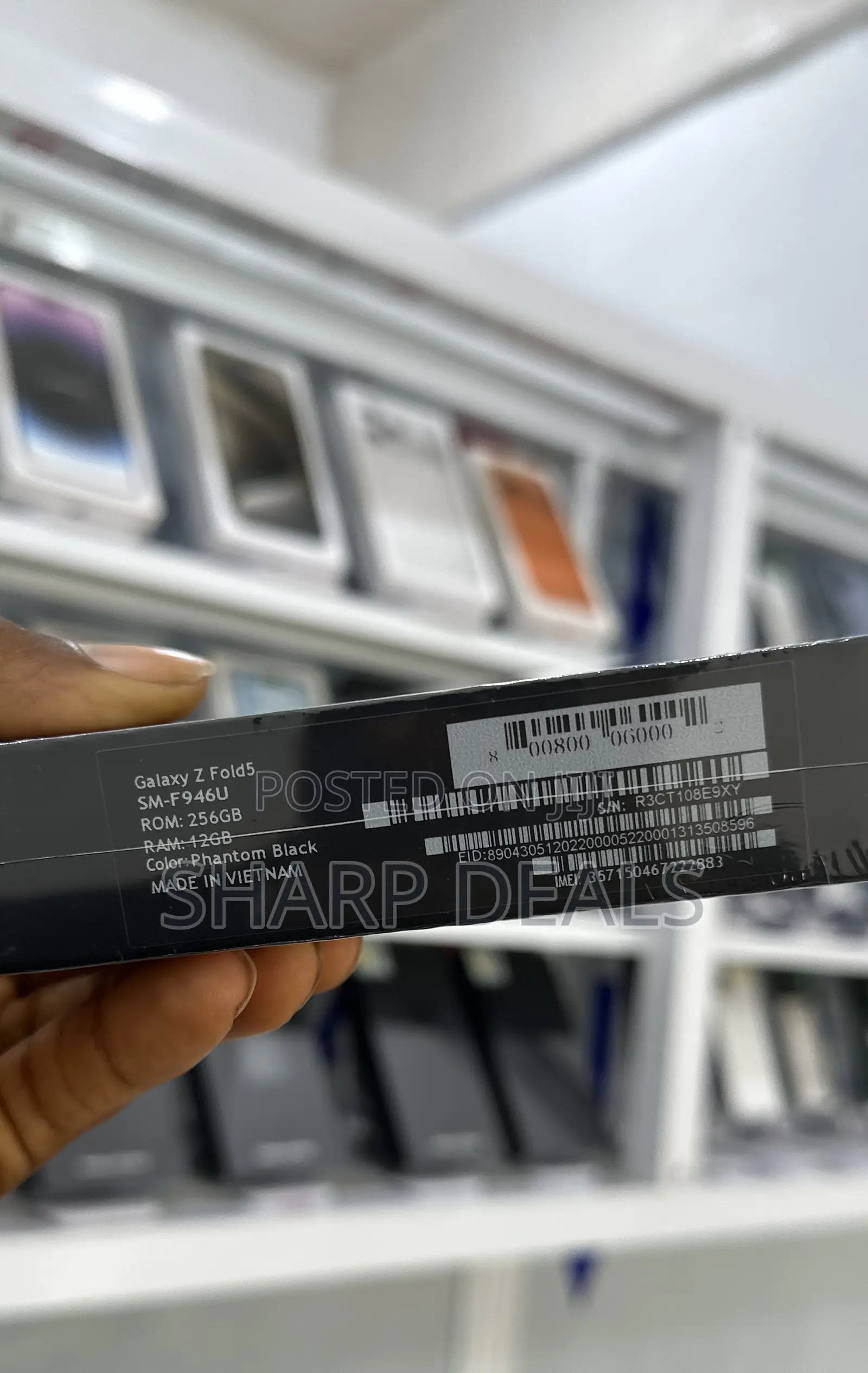 New Samsung Galaxy Z Fold 5 512 GB Black