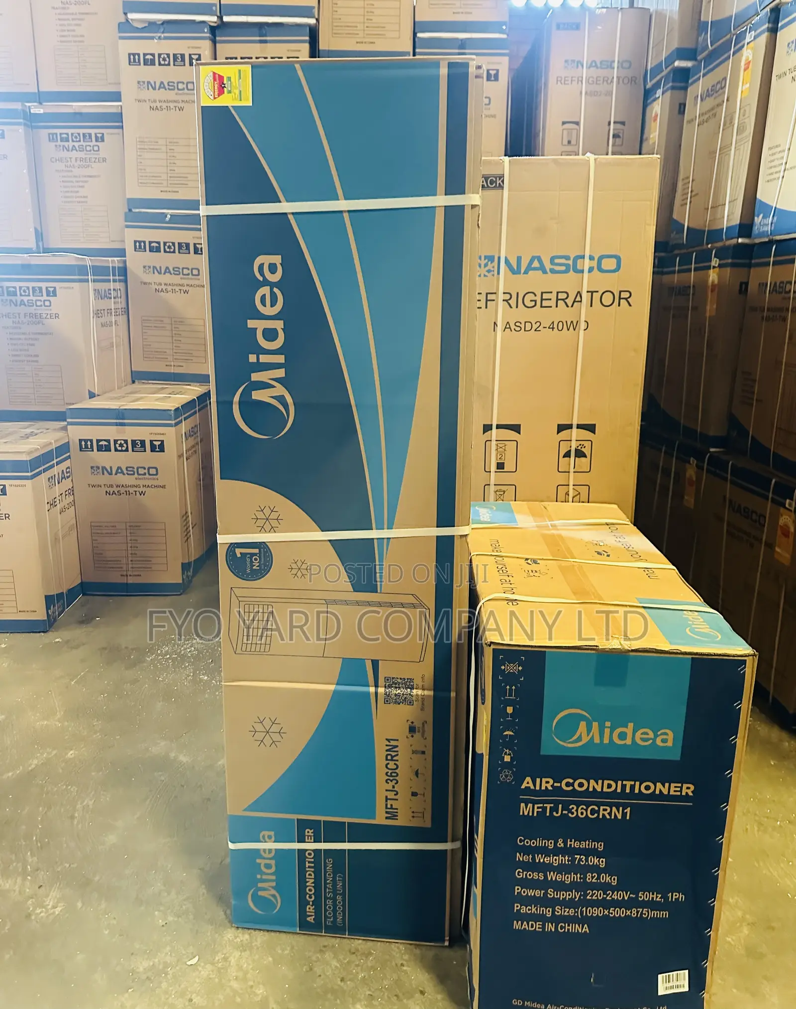New Model Midea Turbo 3.5 Hp R410 Type Standing Ac
