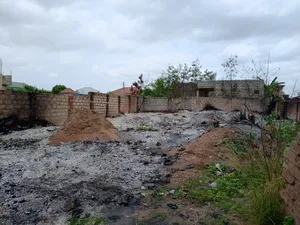 Titled, Walled, Gated Plot With Single Room at Nsakina Route Accra