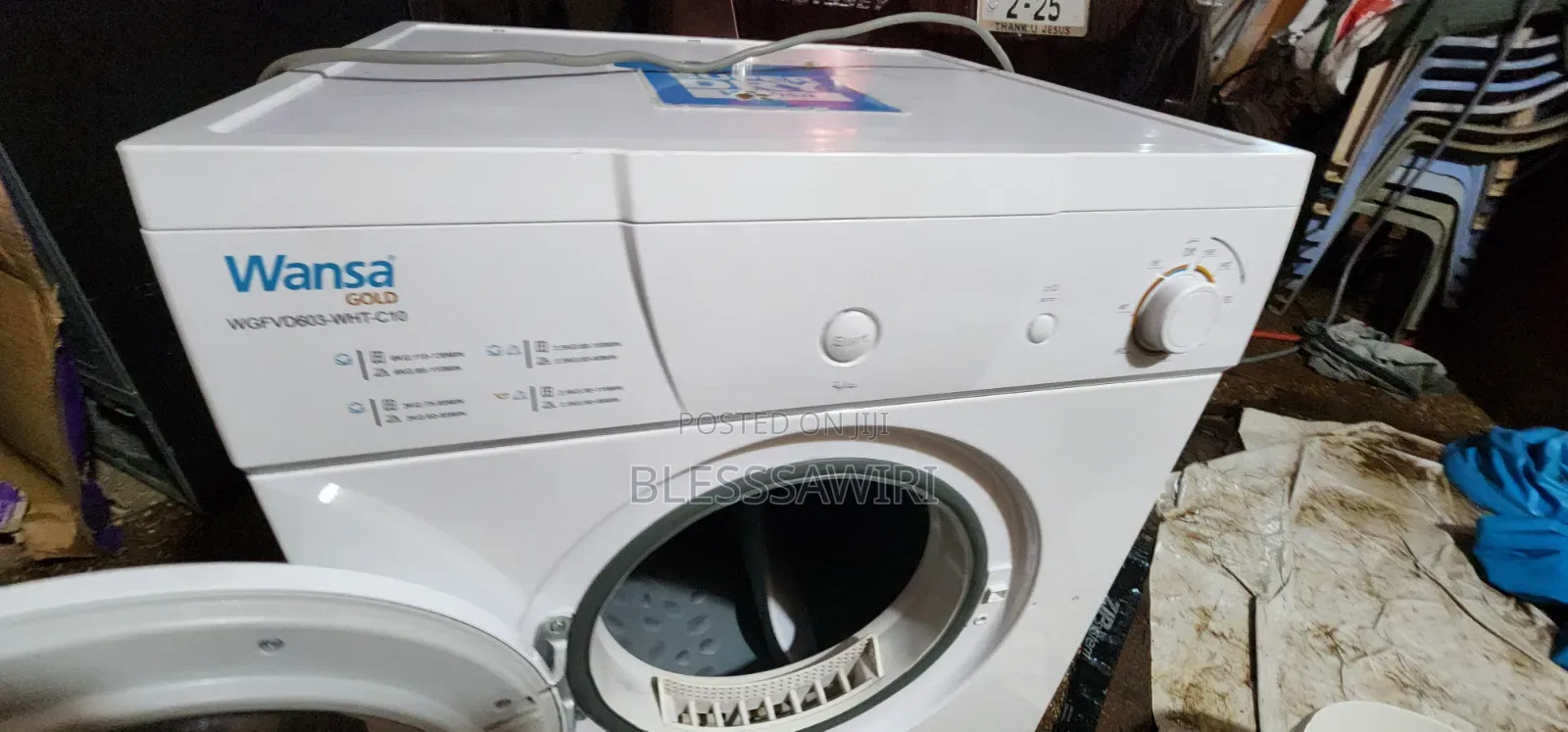 8kg Washing Machine Dryer Wansa Gold Is Air-Vented Clothes Dryer