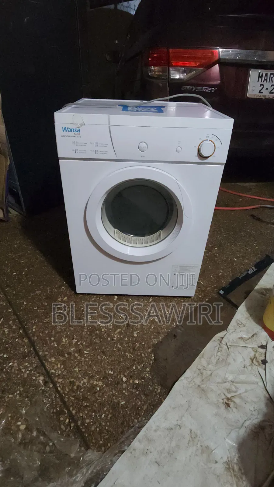 8kg Washing Machine Dryer Wansa Gold Is Air-Vented Clothes Dryer