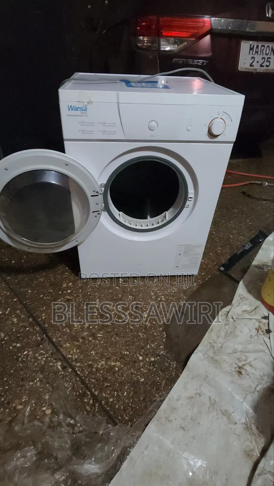 8kg Washing Machine Dryer Wansa Gold Is Air-Vented Clothes Dryer