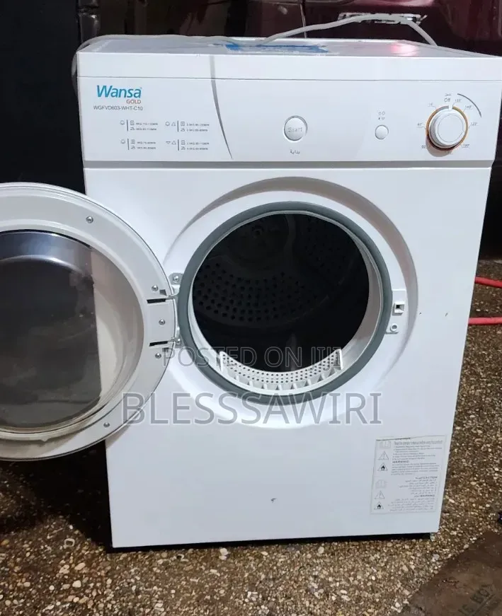 8kg Washing Machine Dryer Wansa Gold Is Air-Vented Clothes Dryer