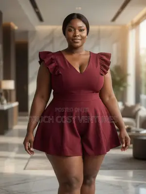 Ruby Grace Flare Mini Down Pant Dress