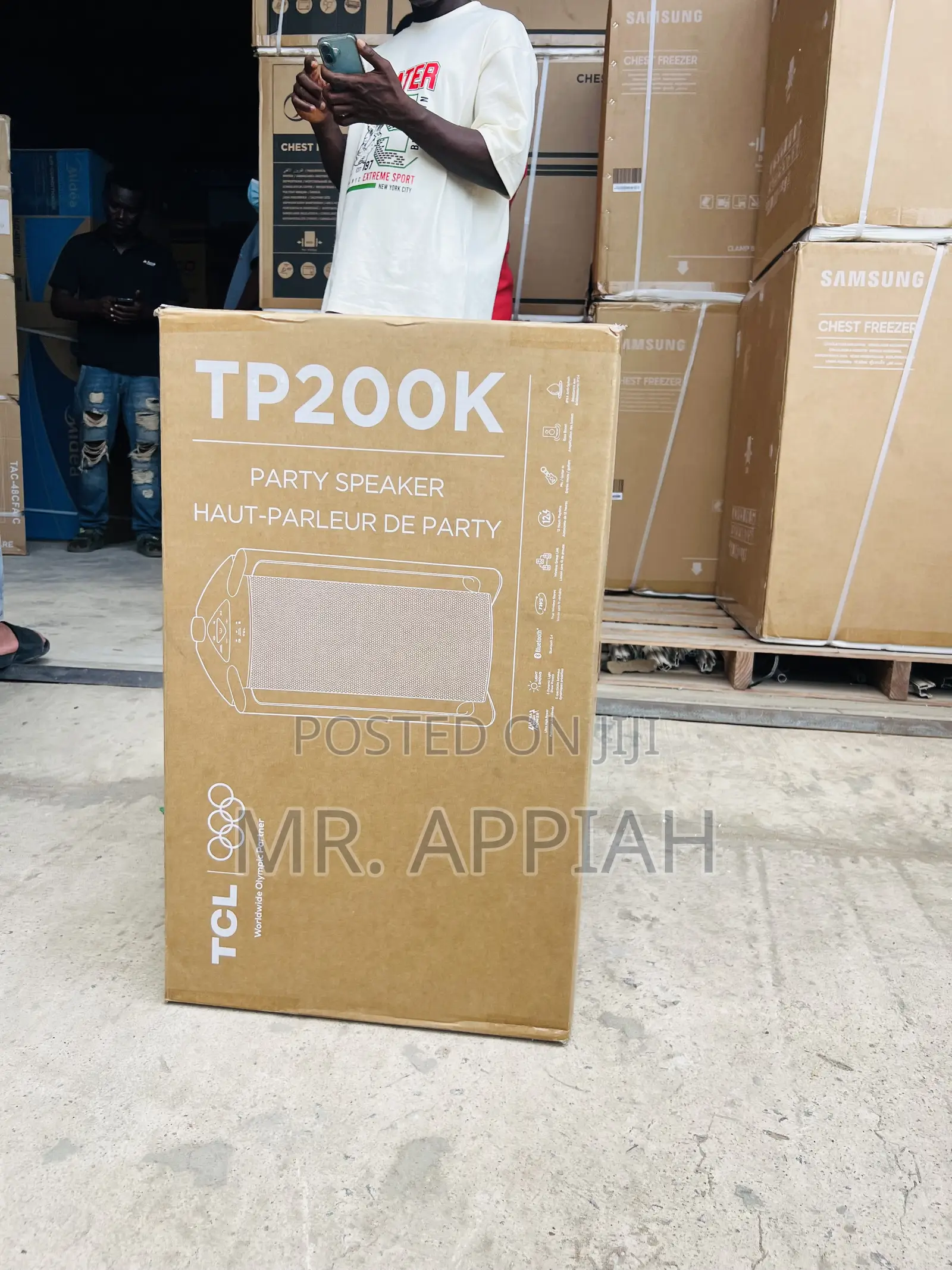 Shop Original TCL Tp200k Powerful Sound Tower Party Speaker.