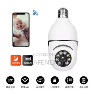 360° Wifi Bulb Camera, 360° Wifi Smart PTZ Bulb Camera