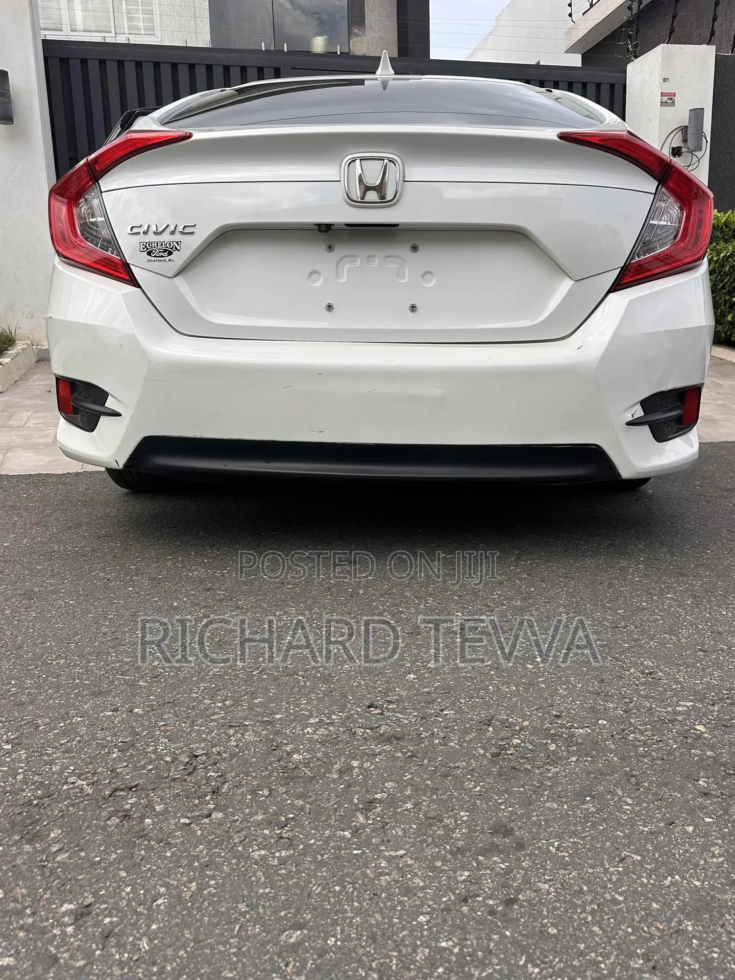 Honda Civic EX 4dr Sedan (2.0L 4cyl) 2017 White