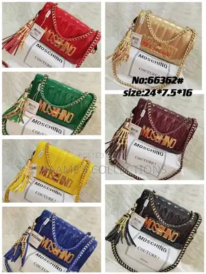 Moschino Women’S Leather Handbag (In a Box )