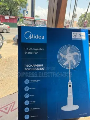 Text Us for Your Midea Rechargeable Fan 18”