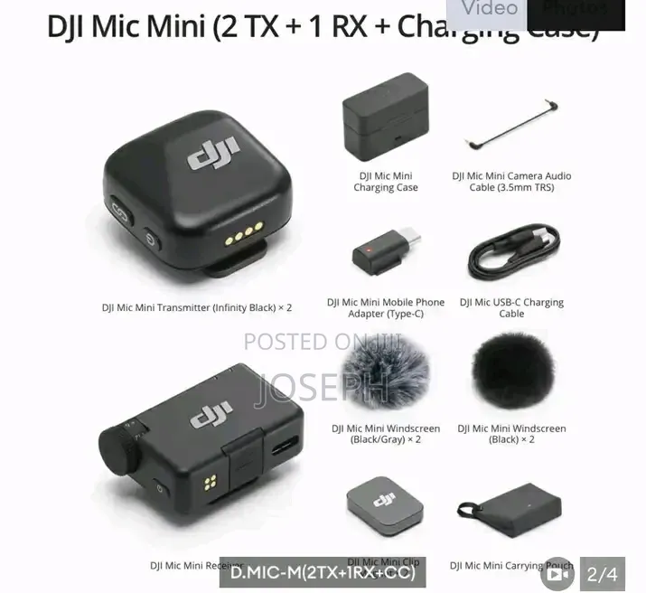 Dji Mic Mini 2tx 1rx