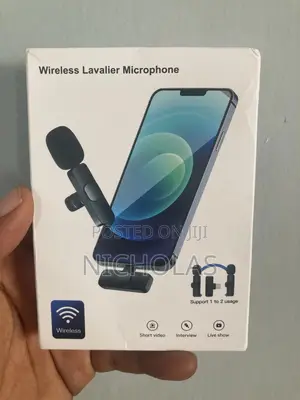 Wireless Lavalier Microphone - For iPhone, Type C and Laptop(Usb)