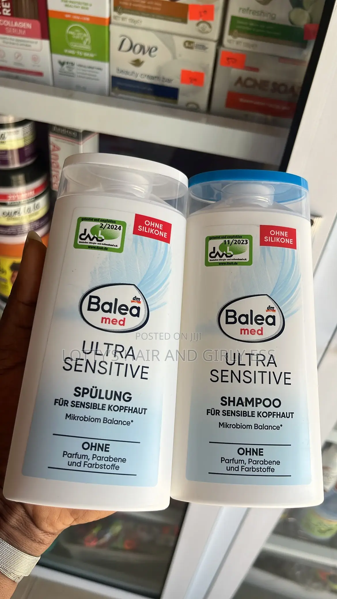 Treat Dandruff Balea Med Ultra Sensitive Shampoo +Spulung(Conditioner)