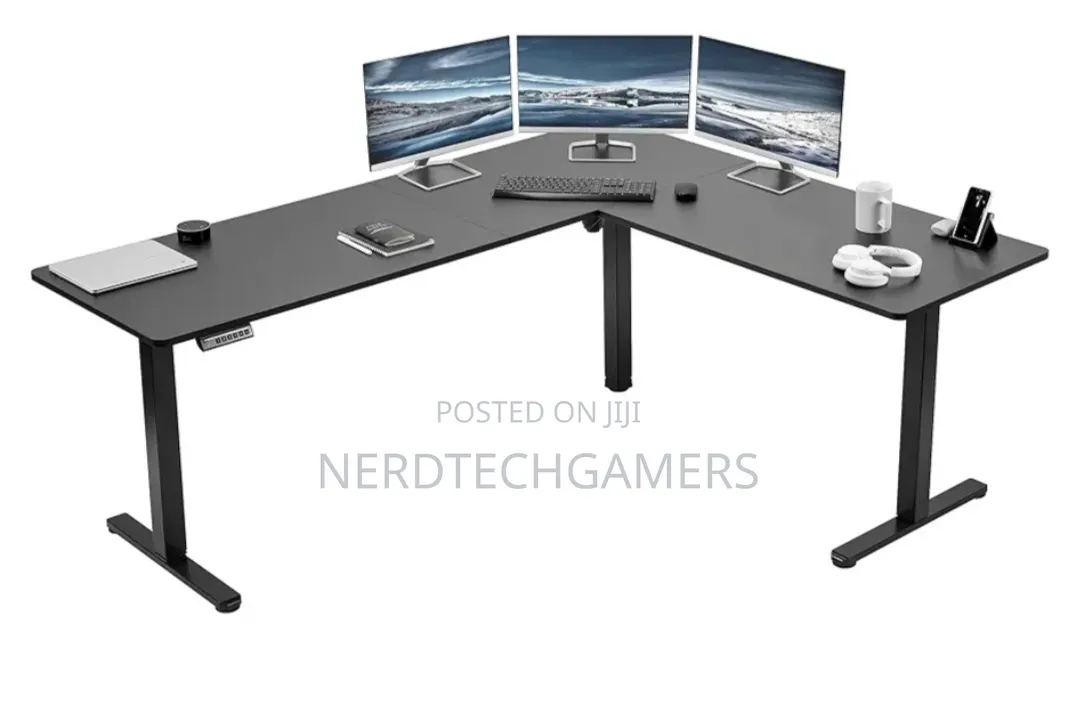 V. I. V. O Black 75 X 63 Corner Table Top
