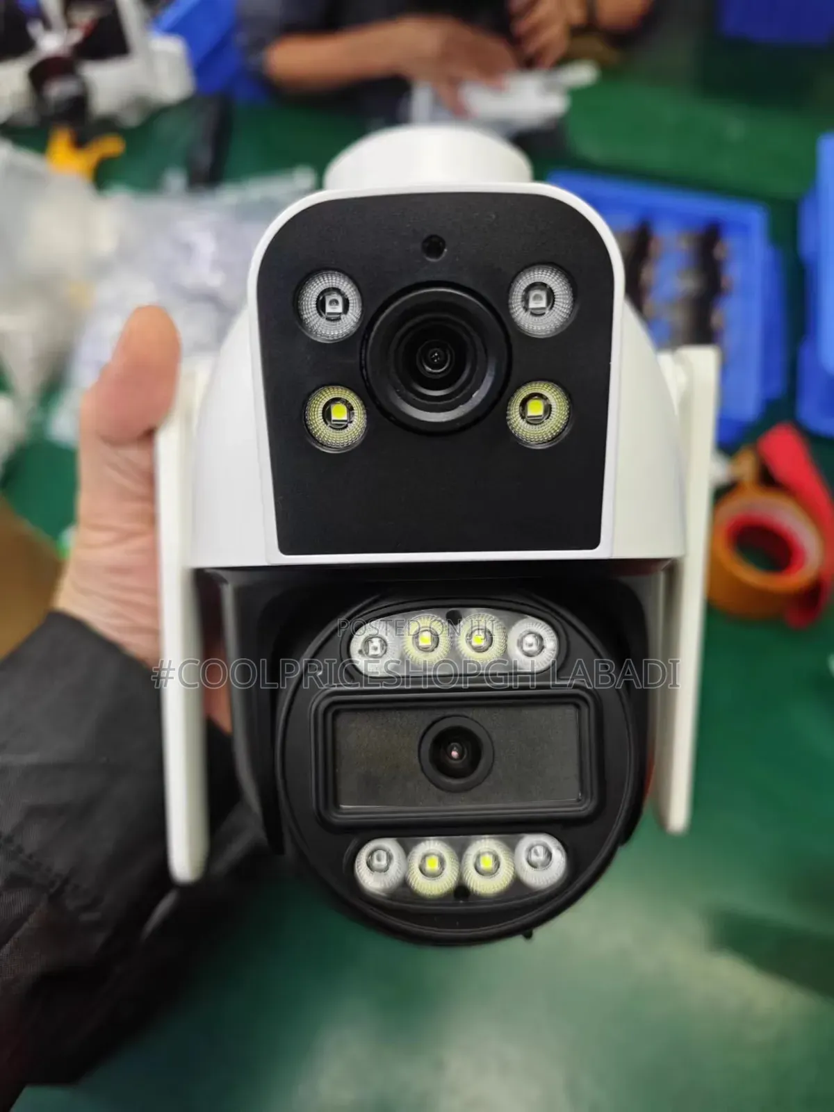 Dual Lens 4g PTZ CCTV Surveillance