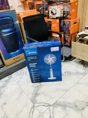 Just Purchase Midea 18-Inch Rechargeable Stand Fan