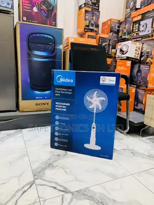 High Efficiency Midea 18-Inch Rechargeable Stand Fan