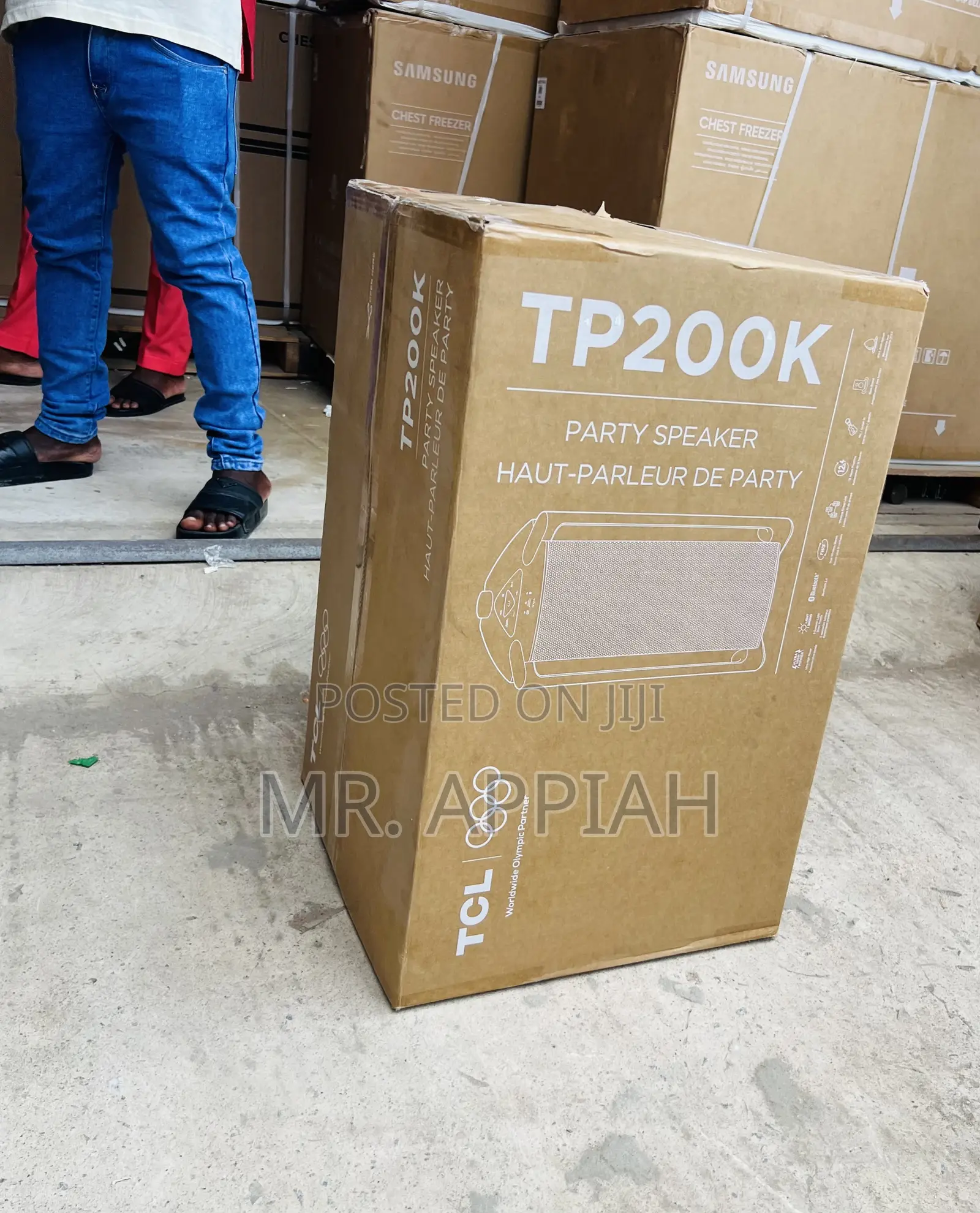 Shop Durable TCL 220w Wireless Party Speaker(Tp200k)Black.