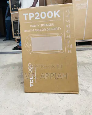 Get TCL Tp200k 220watt Wireless Party Speaker(Black) 