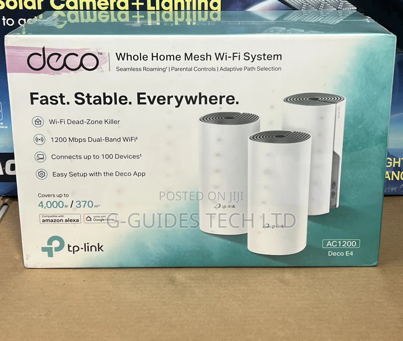 Tp-Link Deco E4 Ac1200 Whole Home Mesh Wi-Fi System 3-Pack