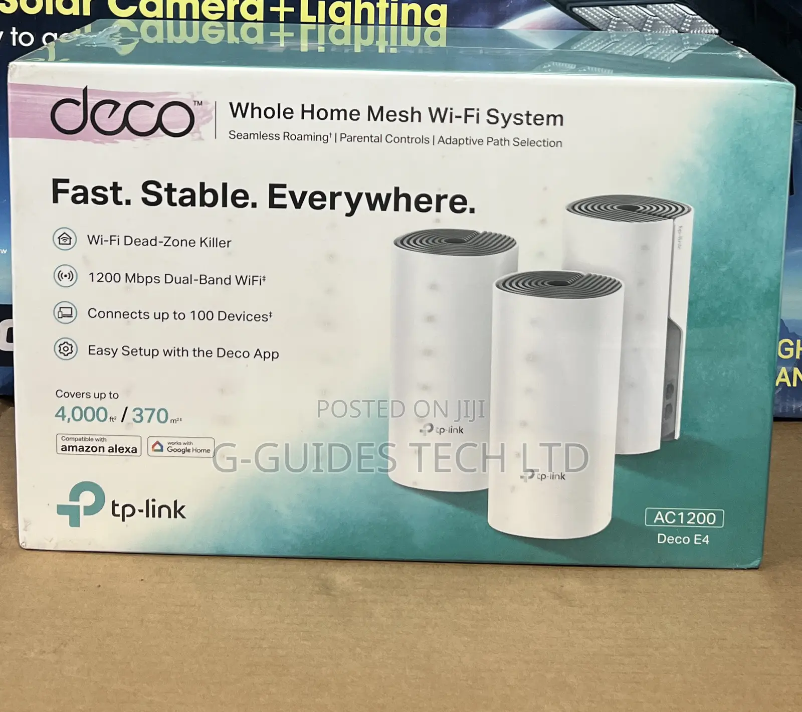 Tp-Link Deco E4 Ac1200 Whole Home Mesh Wi-Fi System 3-Pack