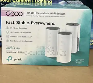 Tp-Link Deco E4 Ac1200 Whole Home Mesh Wi-Fi System 3-Pack