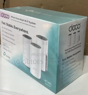 Tp-Link Deco E4 Ac1200 Whole Home Mesh Wi-Fi System 3-Pack