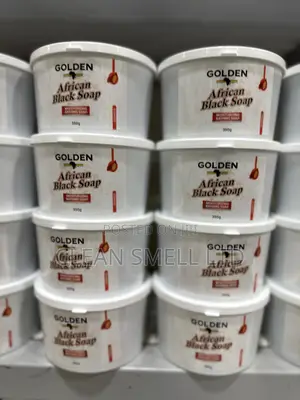 350g Golden African Black Soap