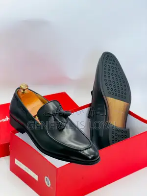 Ferragamo Ring My Bell Men Leather Loafers Shoe