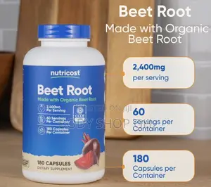 Beet Root 2400mg, 180 Capsules - Made With Organic Beet Root