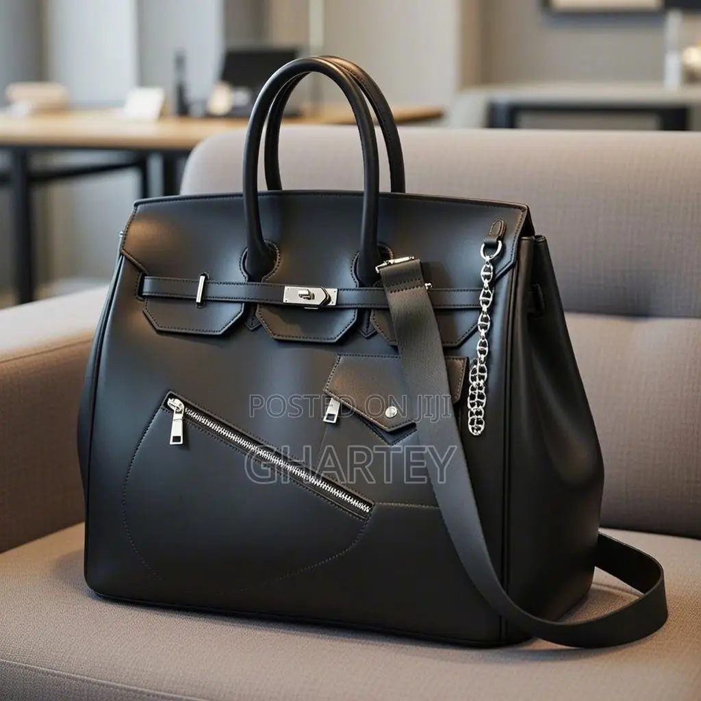 Executive Luxe Multi-Pocket Tote Bag Available in Colors