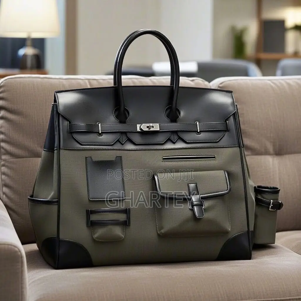 Executive Luxe Multi-Pocket Tote Bag Available in Colors
