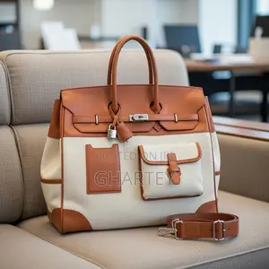 Executive Luxe Multi-Pocket Tote Bag Available in Colors