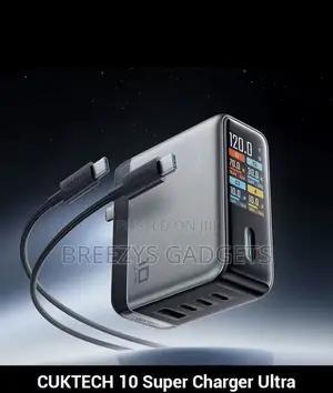 Cuktech 10 Gan Super Charge Ultra 120w 100w Max 4 Ports Usb-C Charger